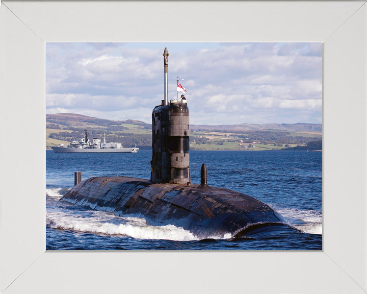 HMS Superb S109 Swiftsure Class Submarine with HMS Lancaster