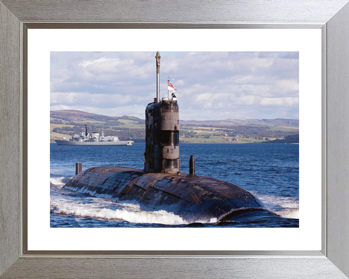 HMS Superb S109 Swiftsure Class Submarine with HMS Lancaster