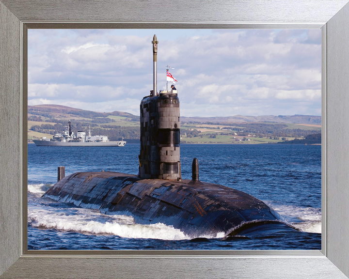 HMS Superb S109 Swiftsure Class Submarine with HMS Lancaster