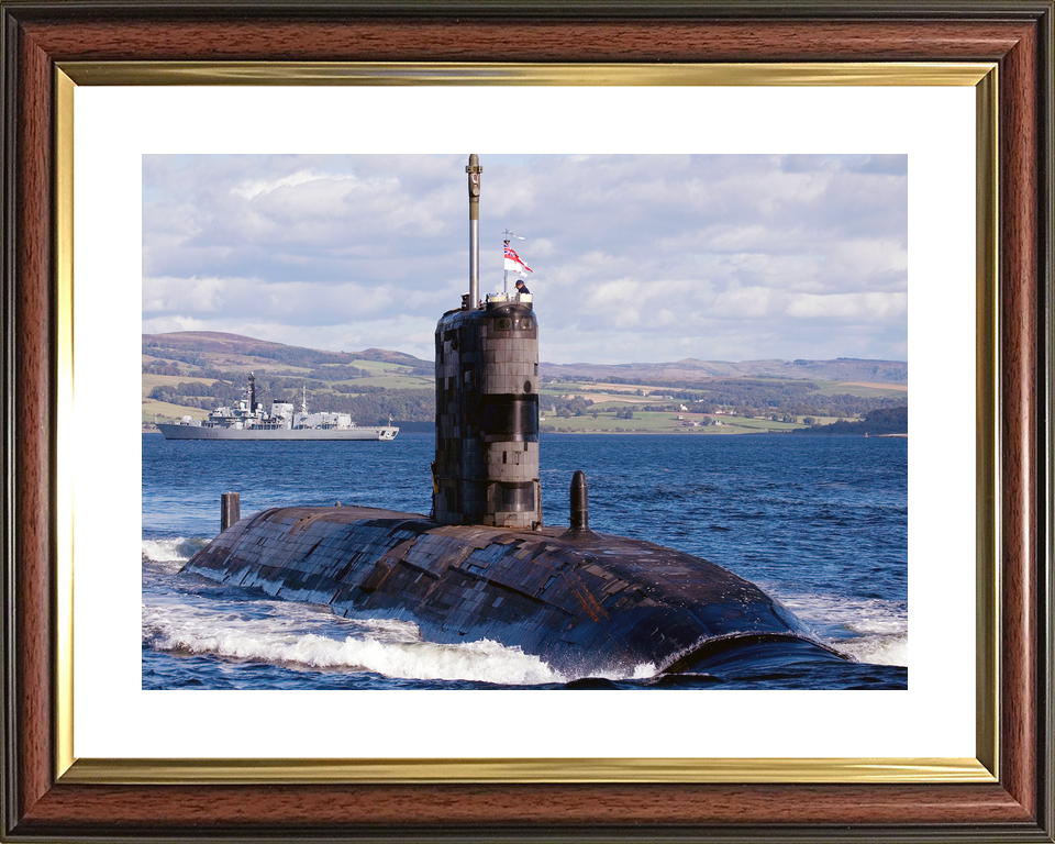 HMS Superb S109 Swiftsure Class Submarine with HMS Lancaster