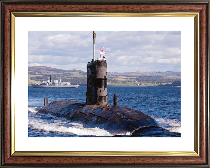 HMS Superb S109 Swiftsure Class Submarine with HMS Lancaster
