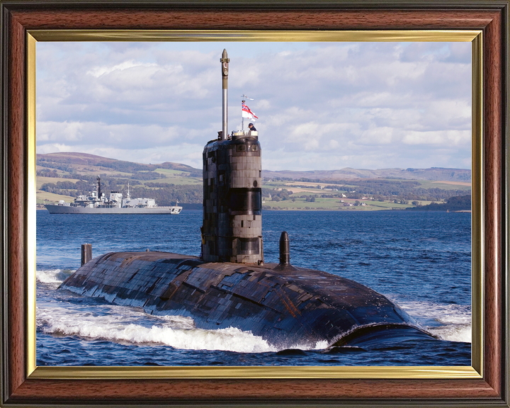 HMS Superb S109 Swiftsure Class Submarine with HMS Lancaster