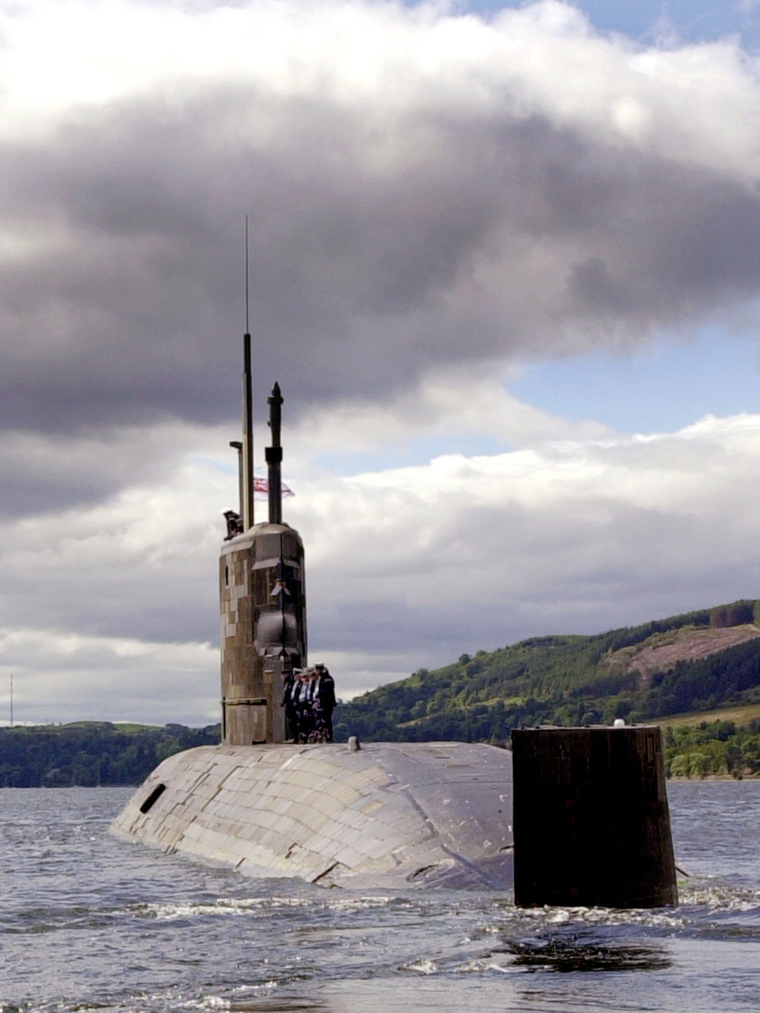 HMS Superb S109 Swiftsure Class Submarine 2007 Clyde