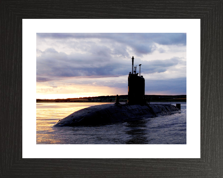 HMS Superb S109 Swiftsure Class Submarine Sunset