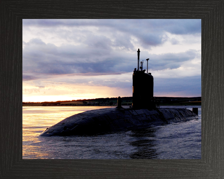 HMS Superb S109 Swiftsure Class Submarine Sunset