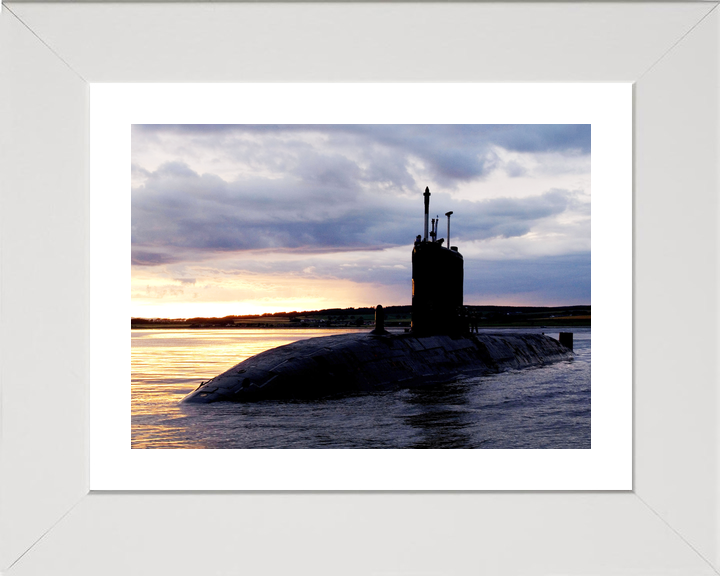HMS Superb S109 Swiftsure Class Submarine Sunset