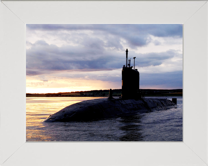 HMS Superb S109 Swiftsure Class Submarine Sunset