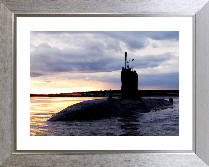 HMS Superb S109 Swiftsure Class Submarine Sunset