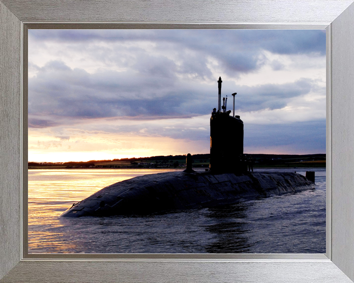 HMS Superb S109 Swiftsure Class Submarine Sunset