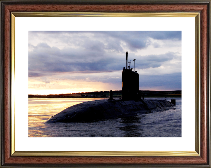 HMS Superb S109 Swiftsure Class Submarine Sunset