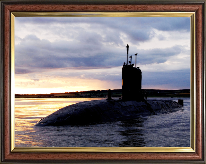 HMS Superb S109 Swiftsure Class Submarine Sunset