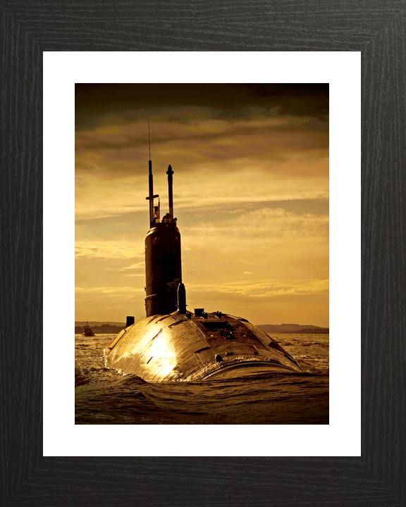 HMS Triumph S93 Trafalgar Class Submarine 2009 Sunset Photo Print - Posters, Prints, & Visual Artwork - by Hampshire Prints (image 2 of 9)