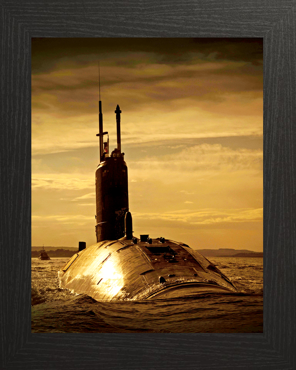 HMS Triumph S93 Trafalgar Class Submarine 2009 Sunset Photo Print - Posters, Prints, & Visual Artwork - by Hampshire Prints (image 3 of 9)