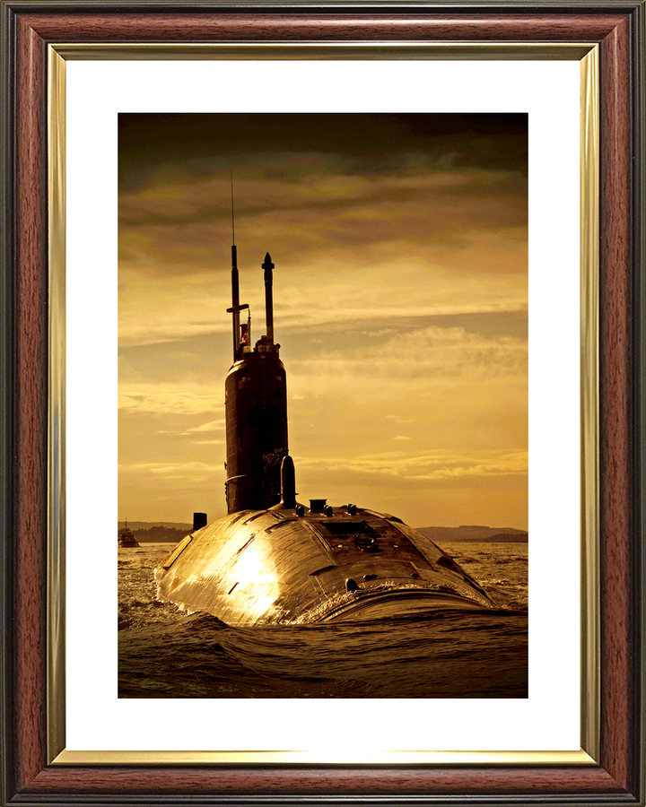 HMS Triumph S93 Trafalgar Class Submarine 2009 Sunset Photo Print - Posters, Prints, & Visual Artwork - by Hampshire Prints (image 8 of 9)