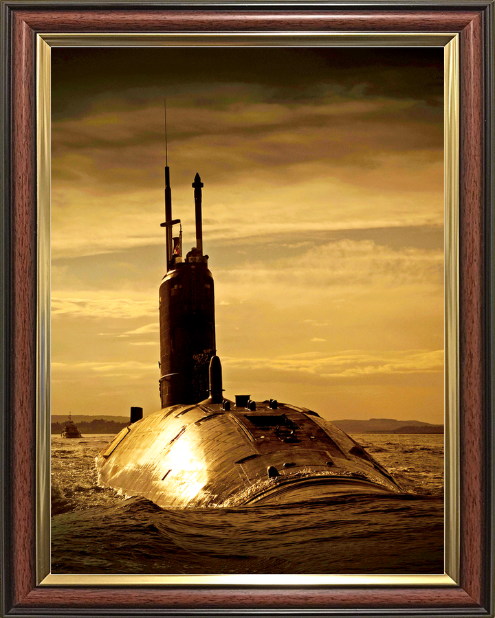 HMS Triumph S93 Trafalgar Class Submarine 2009 Sunset Photo Print - Posters, Prints, & Visual Artwork - by Hampshire Prints (image 9 of 9)