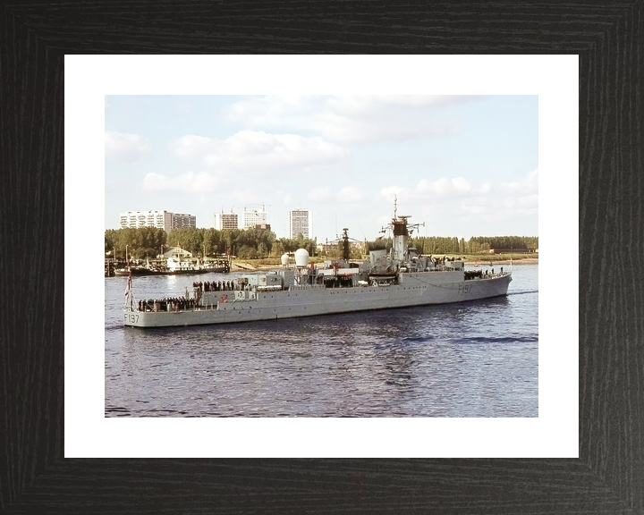 HMS Grenville (F197) (R97) Royal Navy U Class Destroyer Leaving Harbour Photo Print Wall Art Decor - Posters, Prints, & Visual Artwork - by Hampshire Prints (image 2 of 9)