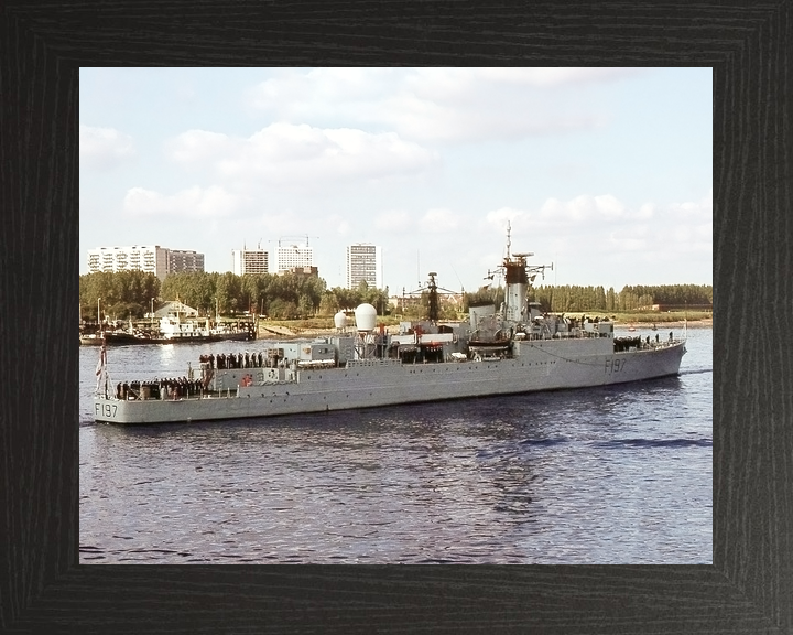 HMS Grenville (F197) (R97) Royal Navy U Class Destroyer Leaving Harbour Photo Print Wall Art Decor - Posters, Prints, & Visual Artwork - by Hampshire Prints (image 3 of 9)