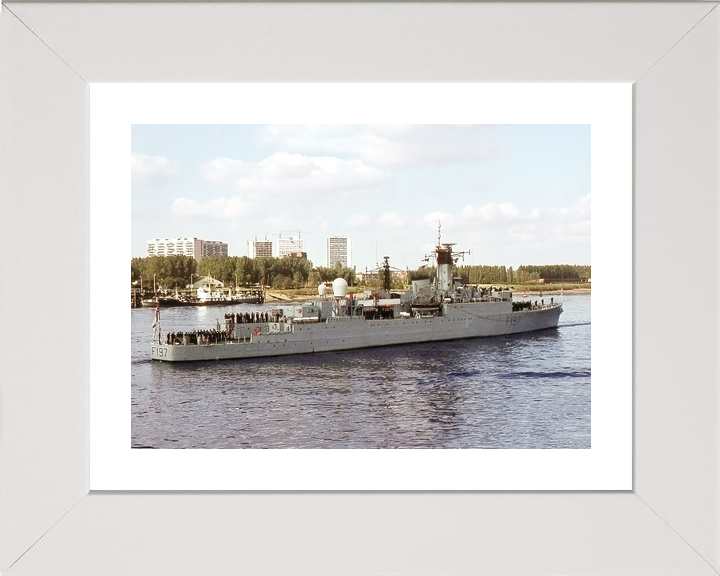 HMS Grenville (F197) (R97) Royal Navy U Class Destroyer Leaving Harbour Photo Print Wall Art Decor - Posters, Prints, & Visual Artwork - by Hampshire Prints (image 4 of 9)