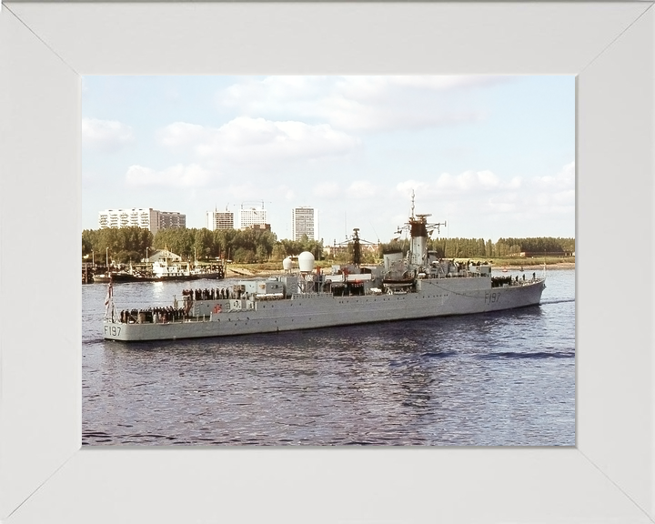 HMS Grenville (F197) (R97) Royal Navy U Class Destroyer Leaving Harbour Photo Print Wall Art Decor - Posters, Prints, & Visual Artwork - by Hampshire Prints (image 5 of 9)
