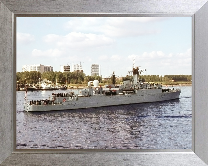 HMS Grenville (F197) (R97) Royal Navy U Class Destroyer Leaving Harbour Photo Print Wall Art Decor - Posters, Prints, & Visual Artwork - by Hampshire Prints (image 7 of 9)