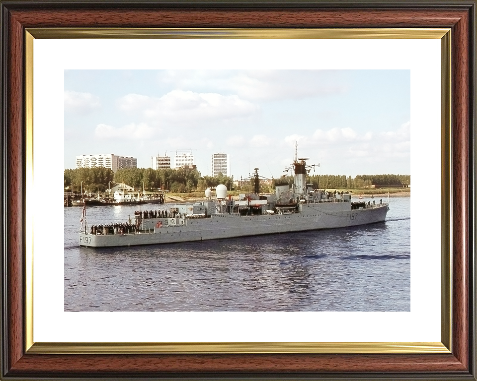 HMS Grenville (F197) (R97) Royal Navy U Class Destroyer Leaving Harbour Photo Print Wall Art Decor - Posters, Prints, & Visual Artwork - by Hampshire Prints (image 8 of 9)