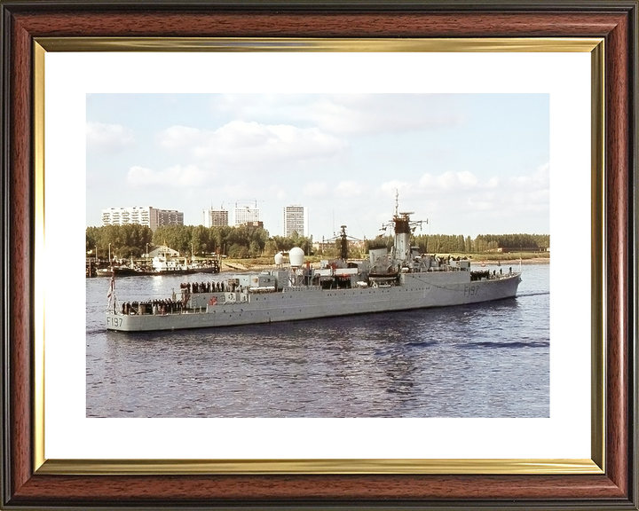 HMS Grenville (F197) (R97) Royal Navy U Class Destroyer Leaving Harbour Photo Print Wall Art Decor - Posters, Prints, & Visual Artwork - by Hampshire Prints (image 8 of 9)