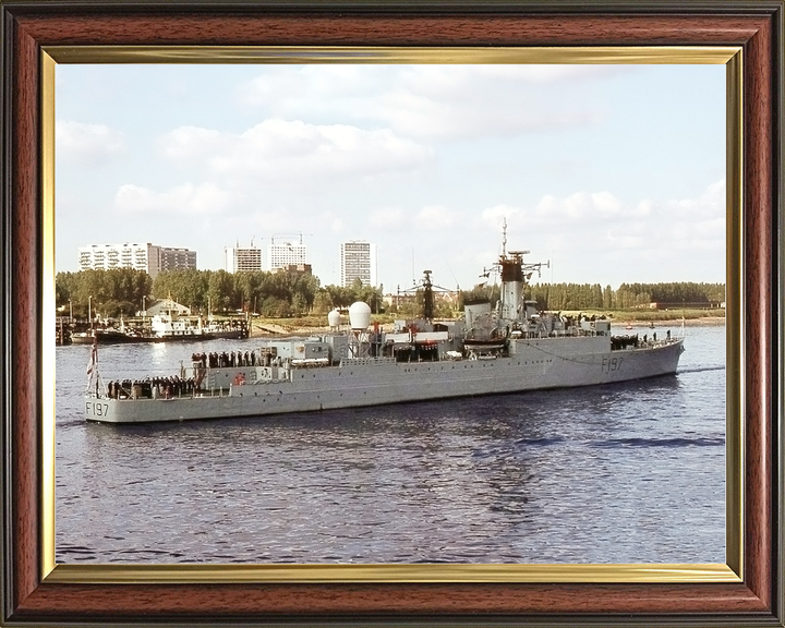 HMS Grenville (F197) (R97) Royal Navy U Class Destroyer Leaving Harbour Photo Print Wall Art Decor - Posters, Prints, & Visual Artwork - by Hampshire Prints (image 9 of 9)