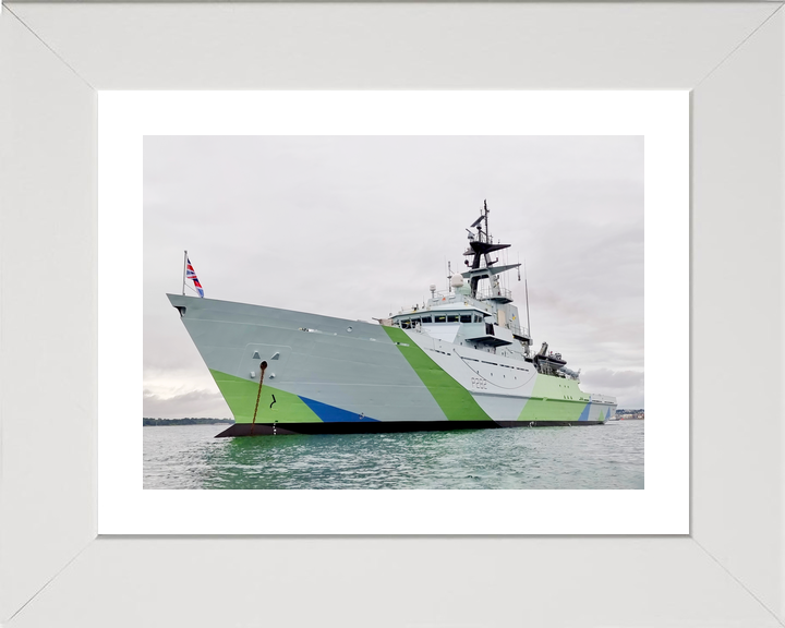 HMS Severn P282 River Class Patrol Vessel January 2022 Photo Print - Posters, Prints, & Visual Artwork - by Hampshire Prints (image 4 of 9)