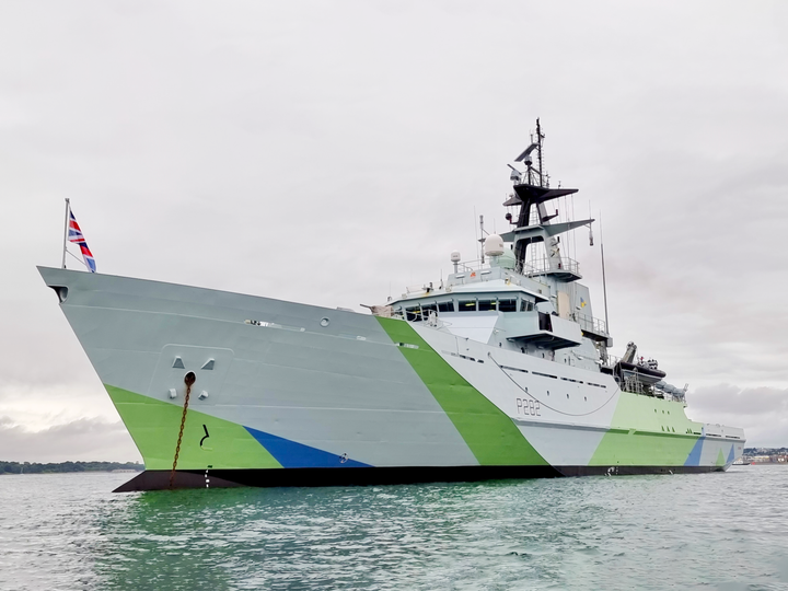 HMS Severn P282 River Class Patrol Vessel January 2022 Photo Print - Posters, Prints, & Visual Artwork - by Hampshire Prints (image 1 of 9)