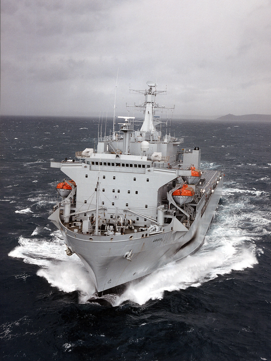 RFA Argus (A135) Photo Print - At Sea 2009 - Royal Fleet Auxiliary Casualty Class Ship Posters, Prints, & Visual Artwork Hampshire Prints 6 x 4 No Frame No