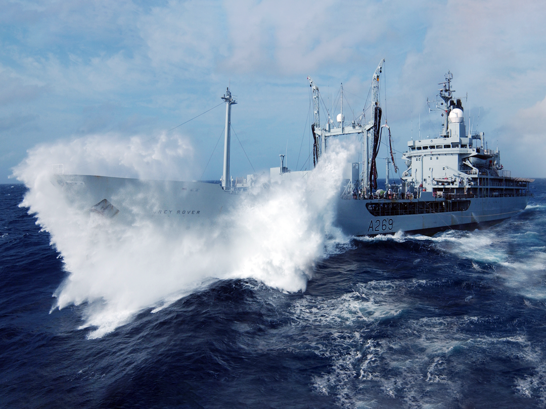 RFA Grey Rover A269 Rover Class Tanker February 2006 Photo Print - Posters, Prints, & Visual Artwork - by Hampshire Prints (image 1 of 9)