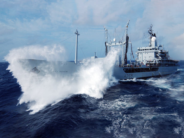 RFA Grey Rover A269 Rover Class Tanker February 2006 Photo Print - Posters, Prints, & Visual Artwork - by Hampshire Prints (image 1 of 9)