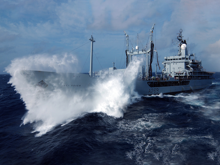 RFA Grey Rover (A269) Photo Print - At Sea 2006 - Royal Fleet Auxiliary Rover Class Tanker Posters, Prints, & Visual Artwork Hampshire Prints 6 x 4 No Frame No