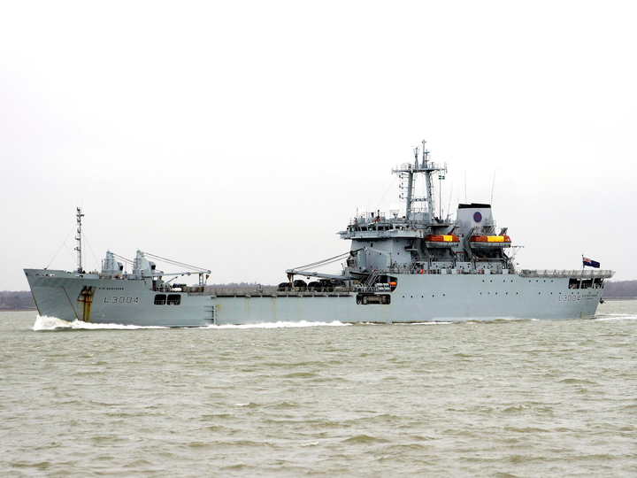 RFA Sir Bedivere L3004 Round Table Class Ship Port Beam View Photo Print - Posters, Prints, & Visual Artwork - by Hampshire Prints (image 1 of 9)