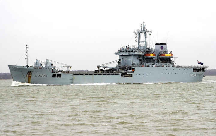 RFA Sir Bedivere (L3004) Photo Print - Port Beam View - Royal Fleet Auxiliary Round Table Class Ship Hampshire Prints 6 x 4 No Frame No