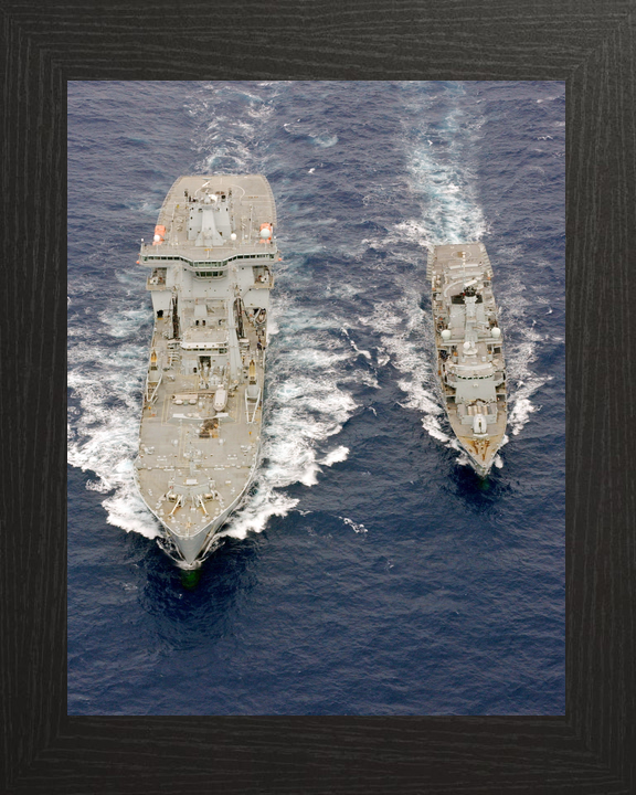 RFA Wave Ruler A390 Wave Class Tanker August 2006 HMS Iron Duke Aerial View Photo Print - Posters, Prints, & Visual Artwork - by Hampshire Prints (image 3 of 9)
