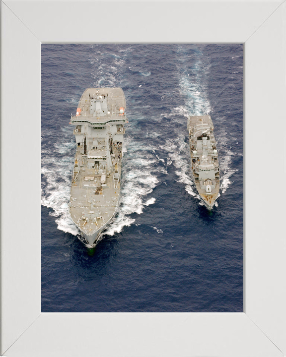 RFA Wave Ruler A390 Wave Class Tanker August 2006 HMS Iron Duke Aerial View Photo Print - Posters, Prints, & Visual Artwork - by Hampshire Prints (image 5 of 9)