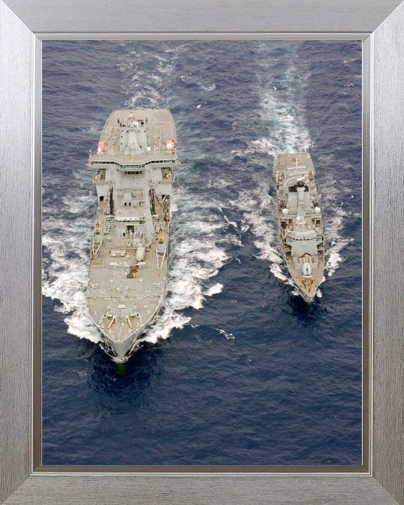 RFA Wave Ruler A390 Wave Class Tanker August 2006 HMS Iron Duke Aerial View Photo Print - Posters, Prints, & Visual Artwork - by Hampshire Prints (image 7 of 9)