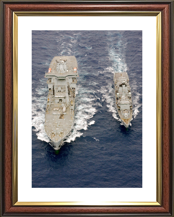 RFA Wave Ruler A390 Wave Class Tanker August 2006 HMS Iron Duke Aerial View Photo Print - Posters, Prints, & Visual Artwork - by Hampshire Prints (image 8 of 9)
