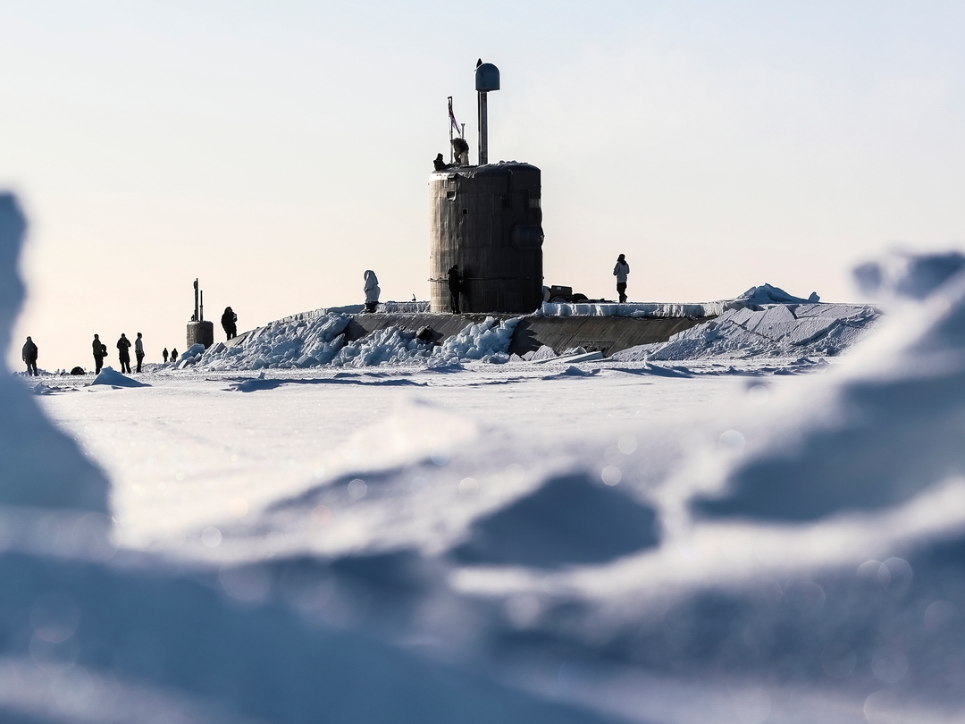 HMS Trenchant S91 Trafalgar Class Submarine Arctic Photo Print - Posters, Prints, & Visual Artwork - by Hampshire Prints (image 1 of 9)
