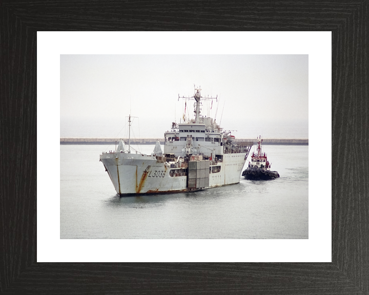 RFA Sir Percivale L3036 Round Table Class Ship With Tug Photo Print - Posters, Prints, & Visual Artwork - by Hampshire Prints (image 2 of 9)