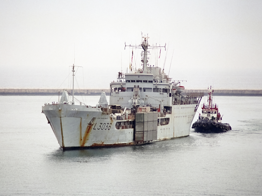 RFA Sir Percivale L3036 Round Table Class Ship With Tug Photo Print - Posters, Prints, & Visual Artwork - by Hampshire Prints (image 1 of 9)