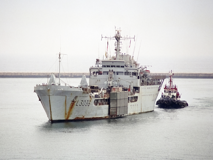 RFA Sir Percivale L3036 Round Table Class Ship With Tug Photo Print - Posters, Prints, & Visual Artwork - by Hampshire Prints (image 1 of 9)