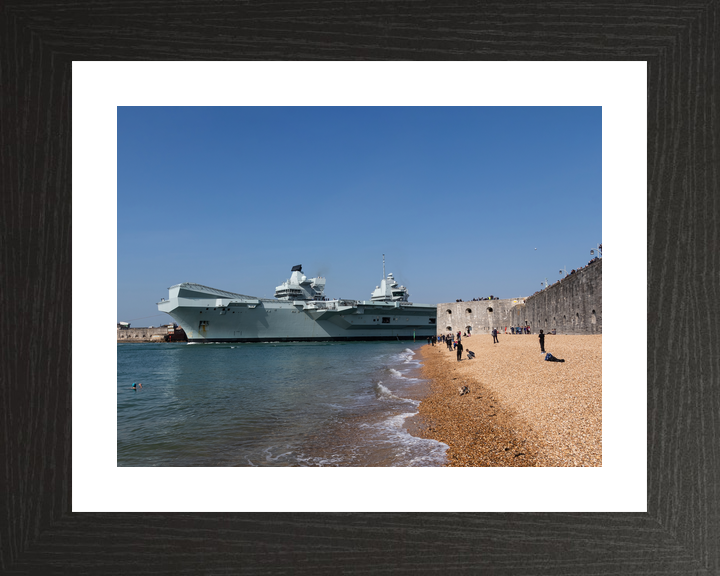 HMS Queen Elizabeth R08 Queen Elizabeth Class Aircraft Carrier 2018 Southsea Photo Print - Posters, Prints, & Visual Artwork - by Hampshire Prints (image 2 of 9)