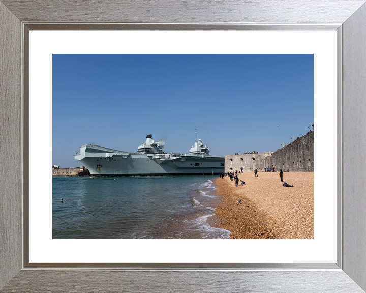 HMS Queen Elizabeth R08 Queen Elizabeth Class Aircraft Carrier 2018 Southsea Photo Print - Posters, Prints, & Visual Artwork - by Hampshire Prints (image 6 of 9)