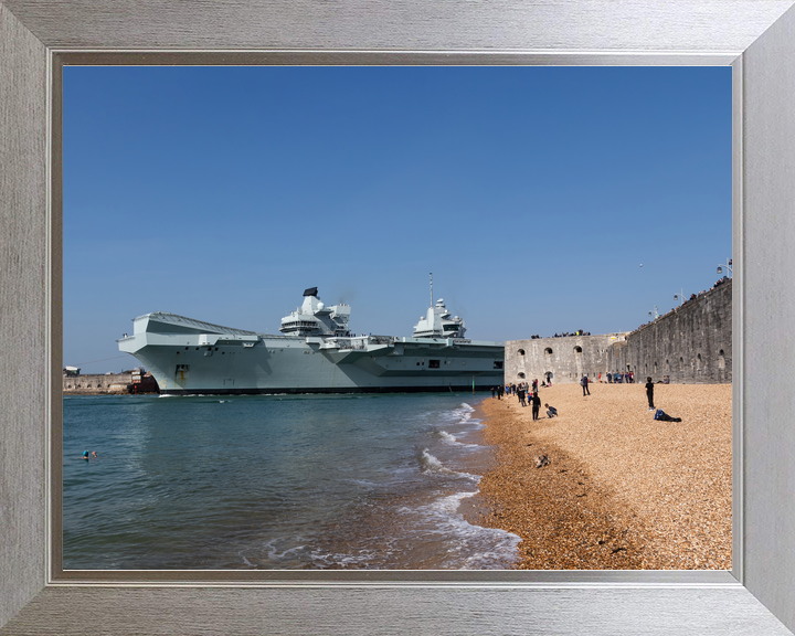 HMS Queen Elizabeth R08 Queen Elizabeth Class Aircraft Carrier 2018 Southsea Photo Print - Posters, Prints, & Visual Artwork - by Hampshire Prints (image 7 of 9)