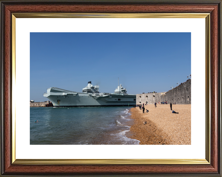 HMS Queen Elizabeth R08 Queen Elizabeth Class Aircraft Carrier 2018 Southsea Photo Print - Posters, Prints, & Visual Artwork - by Hampshire Prints (image 8 of 9)