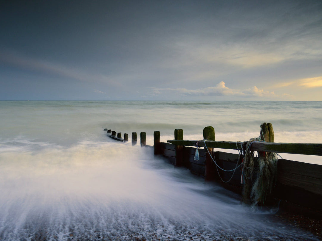Climping Beach Groyne West Sussex Photo Print - Canvas - Framed Photo Print - Hampshire Prints