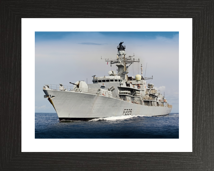HMS Lancaster F229 Type 23 Frigate 2015 Low Port Bow View Photo Print - Posters, Prints, & Visual Artwork - by Hampshire Prints (image 2 of 9)