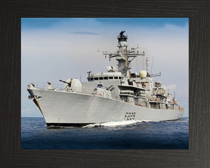 HMS Lancaster F229 Type 23 Frigate 2015 Low Port Bow View Photo Print - Posters, Prints, & Visual Artwork - by Hampshire Prints (image 3 of 9)